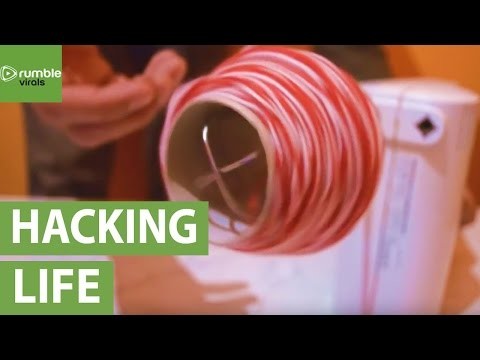 Life hack: How to quickly wind up yarn