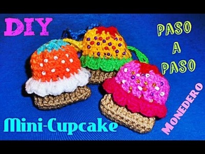 Mini-Cupcake!!!!  - Necklace Cupcake!! TEJIDO CROCHET