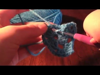 One-Handed Crochet - Granny Square Tutorial