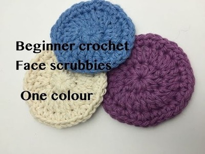 Ophelia Talks about crochet Face Scrubbies in Cotton