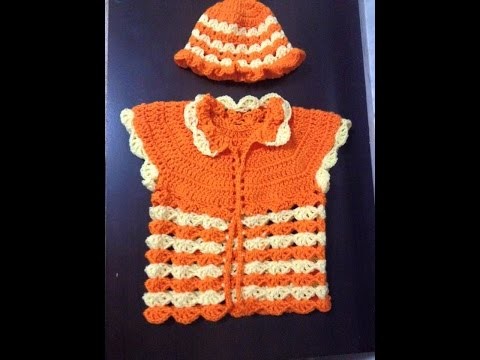 Simple baby sweater crochet Tamil.English - video 2