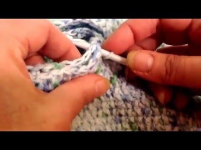 Tunisian Crochet, slip st seams and set in cap sleeves