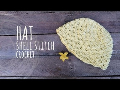 Tutorial Shell Stitch Hat Crochet