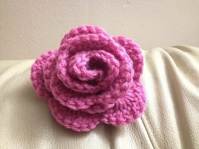 Valentine day special: crochet Rose tutorial in Tamil.English