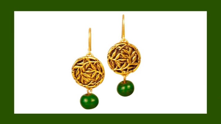 Antelope Beads - How to Make Button Earrings