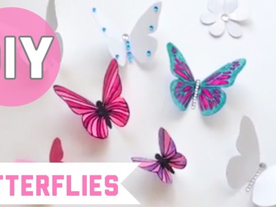 CRAFTS:How to make butterflies with recycled plastic