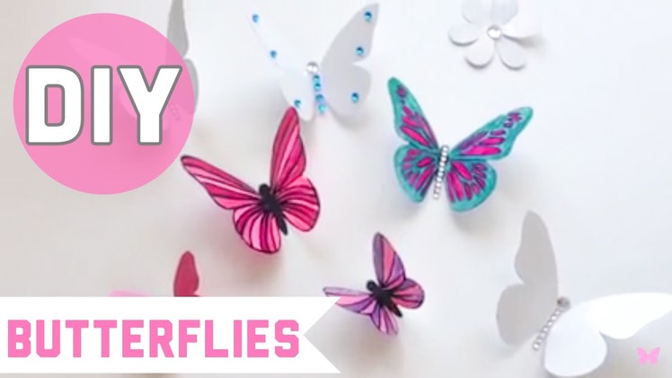 CRAFTS:How to make butterflies with recycled plastic