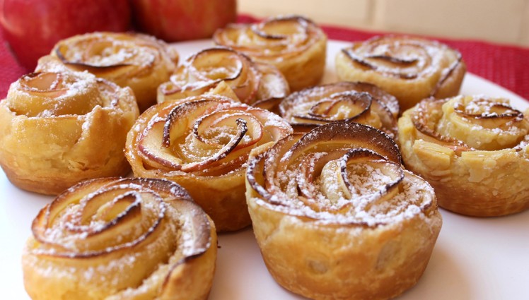 Easy recipe: How to make apple roses with custard filling