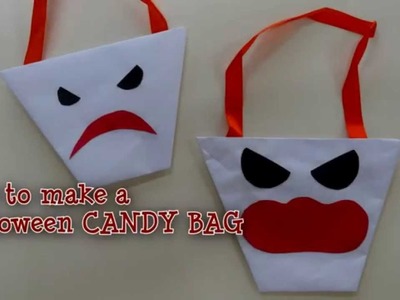 Halloween Ideas - How to make a CANDY BAG