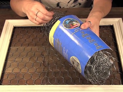 How to create a Chicken Wire Photo Frame