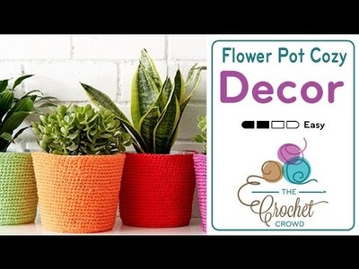 How to Crochet A Flower Pot Cozy