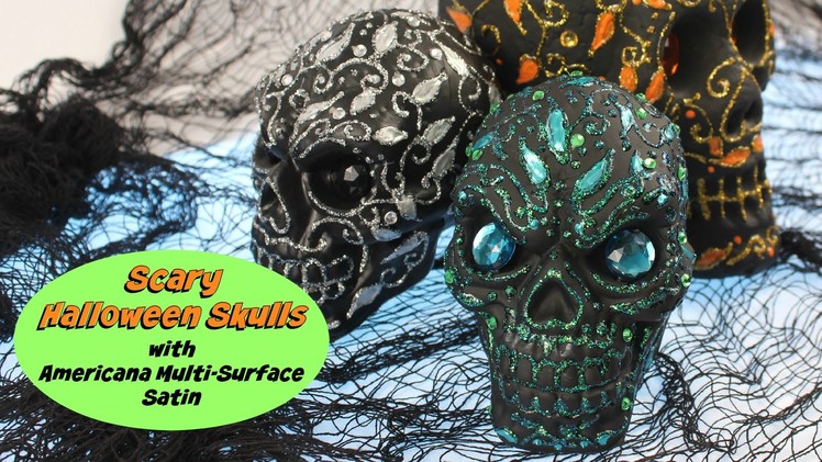 HOW TO: Decorate Halloween Skulls