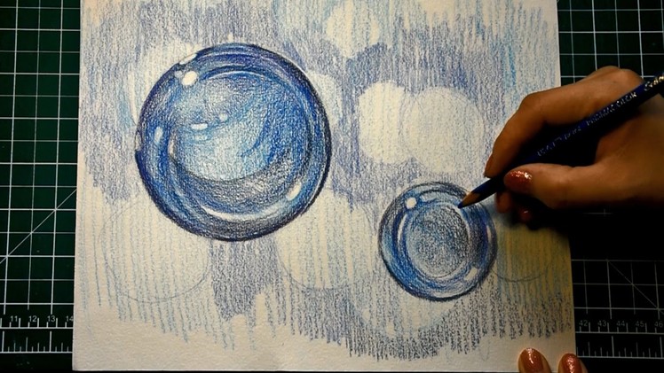 How to draw bubbles step by step