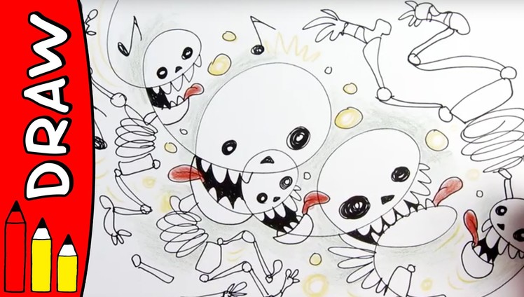 How To Draw Skeletons | Halloween Ideas For Kids | Øistein Kristiansen
