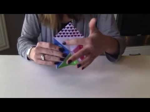 How To Fold a Paper Fortune Teller