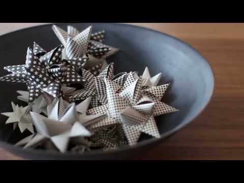How to fold a Scandinavian Christmas star