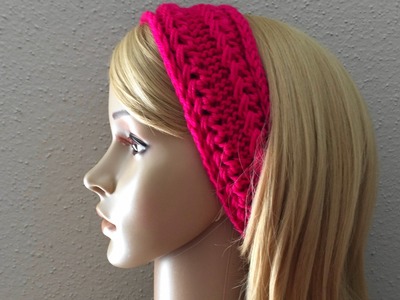 How To Knit A Pixie Headband, Lilu's Knitting Corner Video # 50