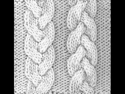 How to Loom Knit a 6 Stitch Cable Braid