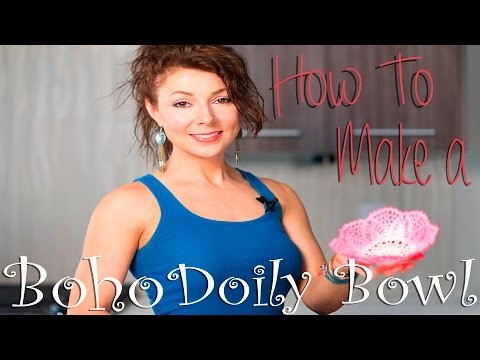 How to Make a Boho Doily Bowl