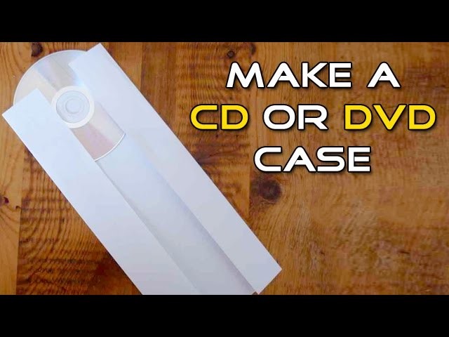 How to Make a CD or DVD Case from an A4 size Paper | Life Hacks