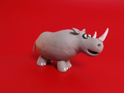 How to make a clay Rhino