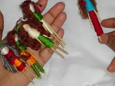 How to make a doll with toothpick