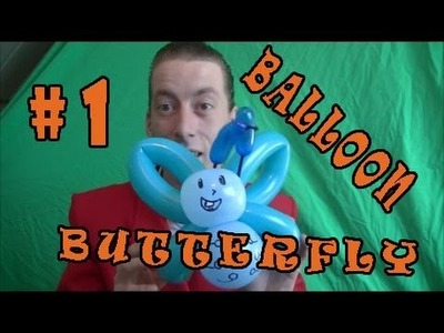 How To Make a Easy Balloon Butterfly (Cool Balloon Designs #1)