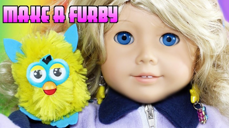 How to make a Furby for your Doll - Easy Doll Crafts