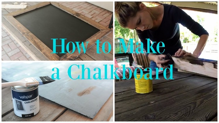 How to Make a Magnetic Chalkboard EASY tutorial