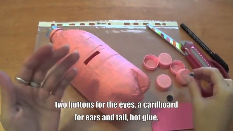 How to make a moneybox the hands