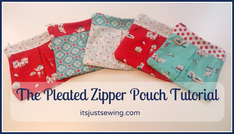How To Make A Pleated Zipper Pouch