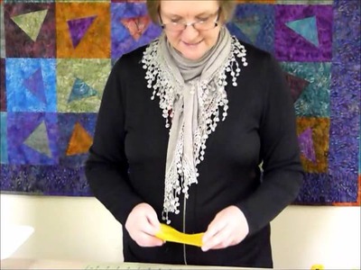 How to make a small Drawstring Bag using 6" squares - Quilting Tips & Techniques 183