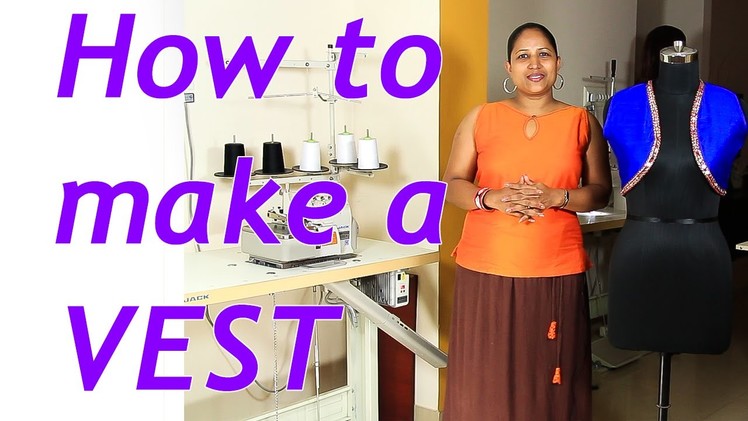 How to make a vest with invisible seam - part 1