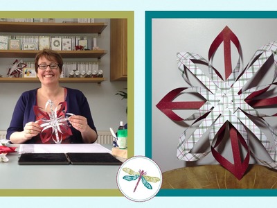 How to make a woven paper Finnish Star