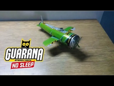 How to make Airplane from cans (Sponsored by Guarana)