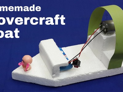 How to Make an Electric Toy Hovercraft Boat that Moves Faster