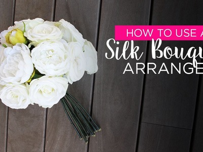 How to Make Bouquet Using a Silk Bouquet Arranger