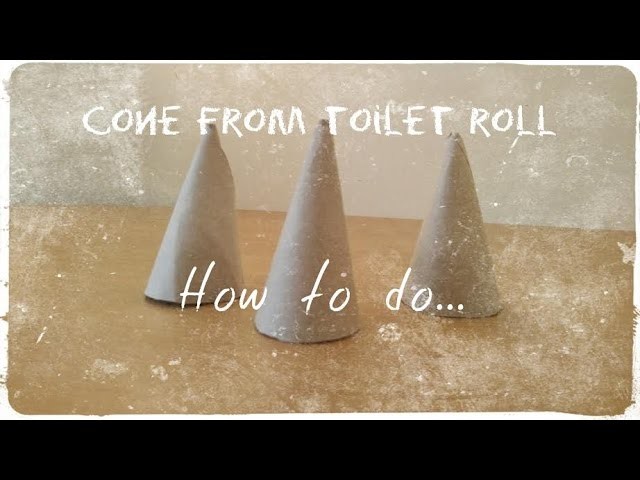How to make | Cone from toilet roll