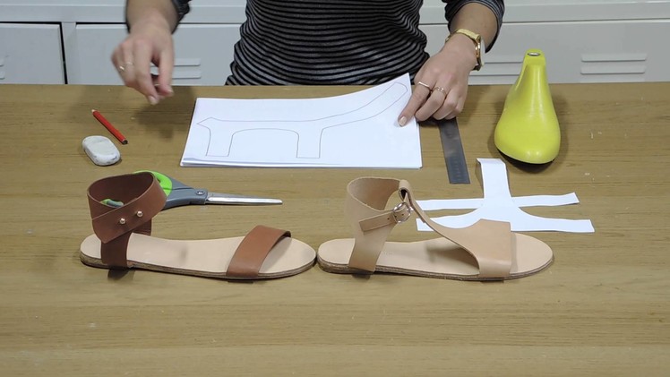 How to make easy patterns for sandals
