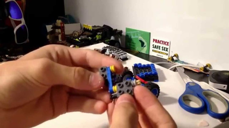 How to make Lego suspension