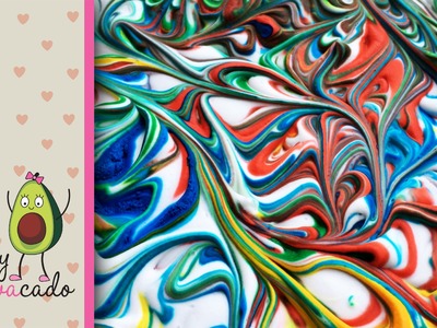 How to Make Marbled Paper w. Shaving Cream ❤ Make Your Own Holiday Wrapping Paper Kid Craft Idea!