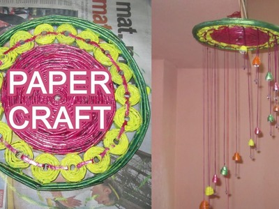 How to make Newspaper Chandelier | BEST FROM WASTE