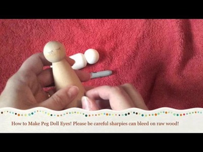 How to make Peg Doll Eyes