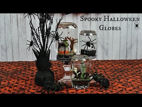 How to Make Spooky Halloween Globes