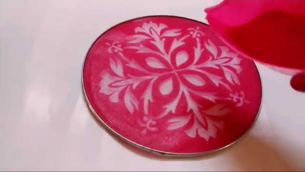 How To Make Stencil Rangoli. Rangoli Tutorial