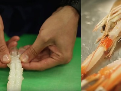 How to prepare shrimps like a Michelin starred chef at Cinco by Paco Perez (Das Stue, Berlin)