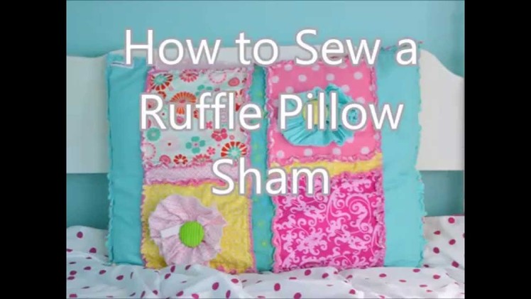 How to Sew a Rag Quilt Pillow Sham