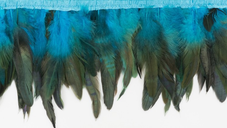 How to Sew on Feathers and Make Your Own Feather Trim