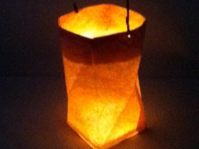 Making an easy Lantern, Instructional Video, How-to