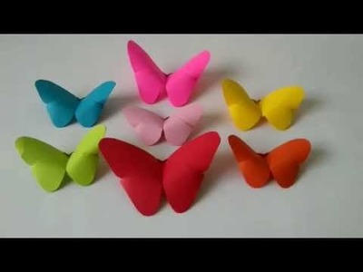 Origami Animal - How to make an Origami Butterfly step-by-step